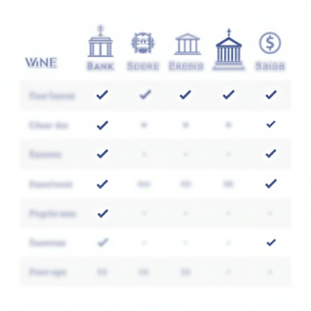 Comparación de comisiones bancarias